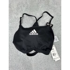 Adidas Aeroreact Training HE9067 Sports Bra Women's MDD Black Light Support